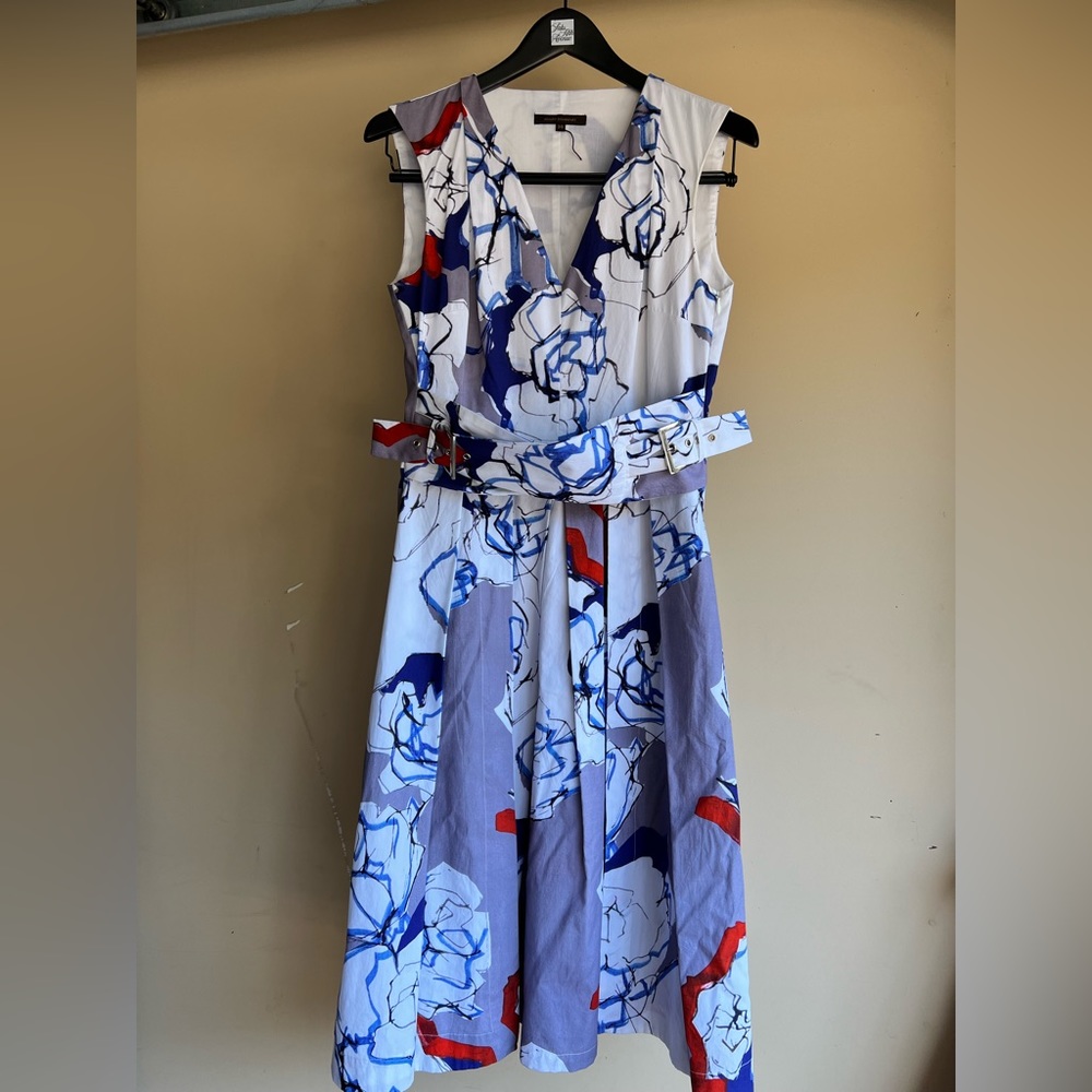 Adolfo Dominguez sleeveless floral dress